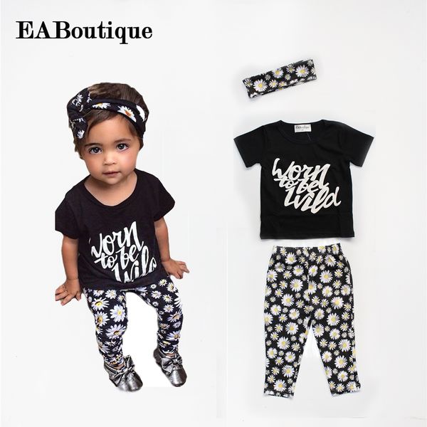 wholesale- eaboutique summer style letter floral daisy printed toddler baby girl clothes set outfit +headband 3 pieces set for 1-5 y, White
wholesale- eaboutique summer style letter floral daisy printed toddler baby girl clothes set outfit +headband 3 pieces set for 1-5 y, White