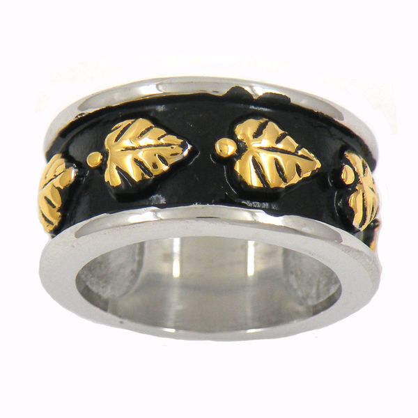 fanssteel stainless steel vintage mens or wemens jewelry signet classic gold leaf band ring nature ring fashion plant ring 08w62g, Silver
fanssteel stainless steel vintage mens or wemens jewelry signet classic gold leaf band ring nature ring fashion plant ring 08w62g, Silver