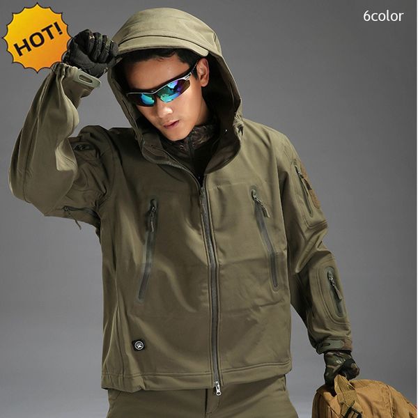 outdoors winter tad shark skin soft shell charge pressure rubber waterproof thermal camouflage thick fleece tactical army jacket, Black;brown
outdoors winter tad shark skin soft shell charge pressure rubber waterproof thermal camouflage thick fleece tactical army jacket, Black;brown