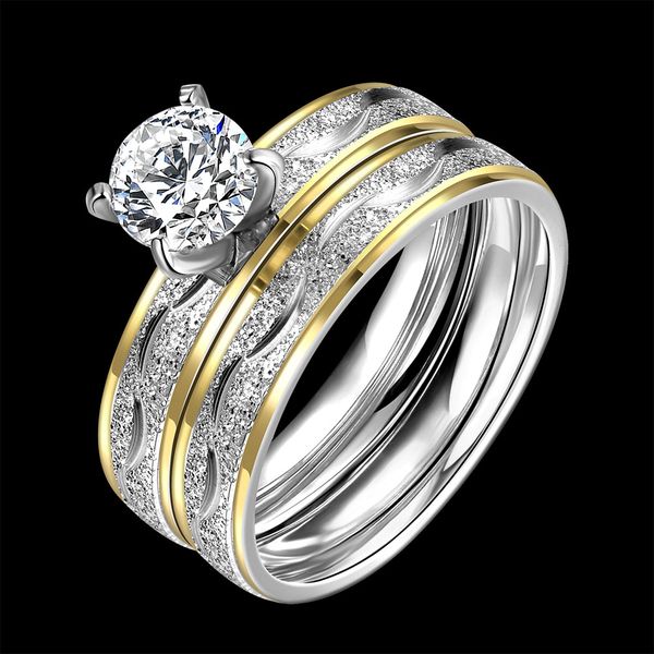 Gold Plated Ring Fine Fashion Ring Women Men Gift Titanium Steel Jewelry Finger Rings
Gold Plated Ring Fine Fashion Ring Women Men Gift Titanium Steel Jewelry Finger Rings