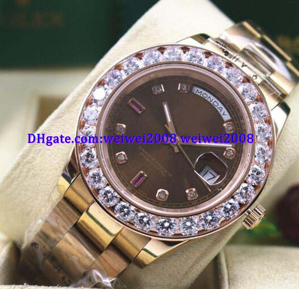 luxury watch box factory fashion new mens president 2 ii solid 18 kt rose gold 41mm bigger diamond watch ceramic bezel mechanical men w, Slivery;brown
luxury watch box factory fashion new mens president 2 ii solid 18 kt rose gold 41mm bigger diamond watch ceramic bezel mechanical men w, Slivery;brown