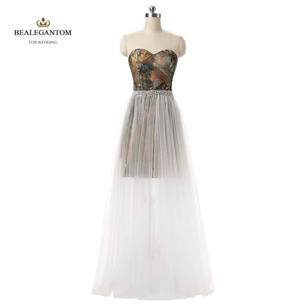 2017 fashion a-line wedding dresses with sweetheart formal long camouflage wedding party bridal gowns wa10, White
2017 fashion a-line wedding dresses with sweetheart formal long camouflage wedding party bridal gowns wa10, White