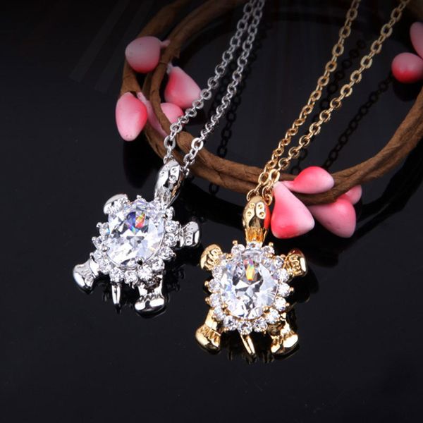new cute animal pendant silver gold plated zircon crystal charm tortoise pendant for women lucky jewelry ing
new cute animal pendant silver gold plated zircon crystal charm tortoise pendant for women lucky jewelry ing