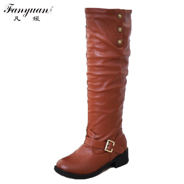 wholesale-2016 large size 34-43 fashion squarew low heels pointed toe over knee high boots winter autumn women long boots shoes, Black
wholesale-2016 large size 34-43 fashion squarew low heels pointed toe over knee high boots winter autumn women long boots shoes, Black