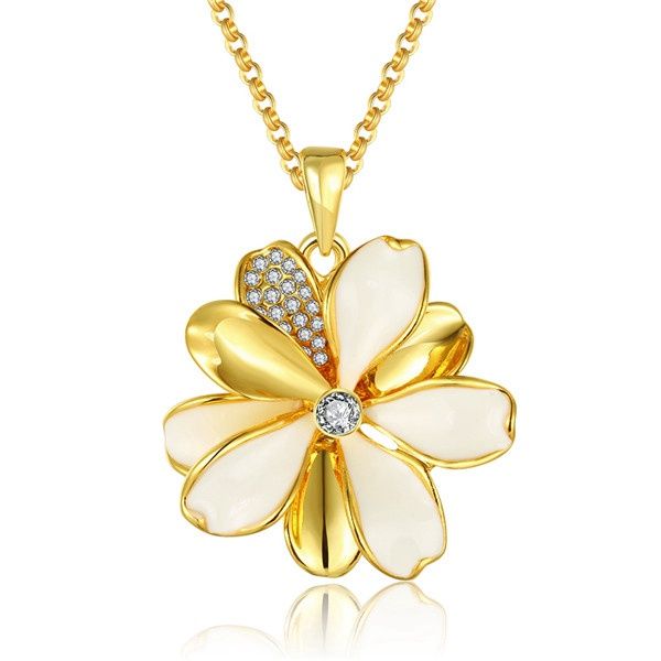 flower 18k gold plate jewelry necklace fit women ggn915,yellow gold white gemstone pendant necklaces with chains, Silver
flower 18k gold plate jewelry necklace fit women ggn915,yellow gold white gemstone pendant necklaces with chains, Silver