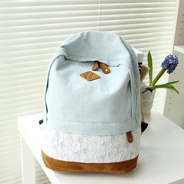 wholesale- women ladies vintage denim lace backpack satchel rucksack shoulder travel school bag bookbag
wholesale- women ladies vintage denim lace backpack satchel rucksack shoulder travel school bag bookbag