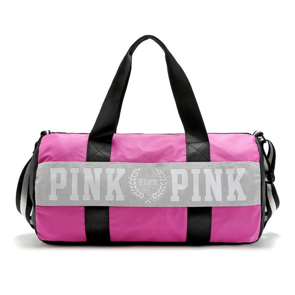 Women Handbags Pink Letter Large Capacity Travel Duffle Striped Waterproof Beach Bag Shoulder Bag 30pcs OOA781
Women Handbags Pink Letter Large Capacity Travel Duffle Striped Waterproof Beach Bag Shoulder Bag 30pcs OOA781
