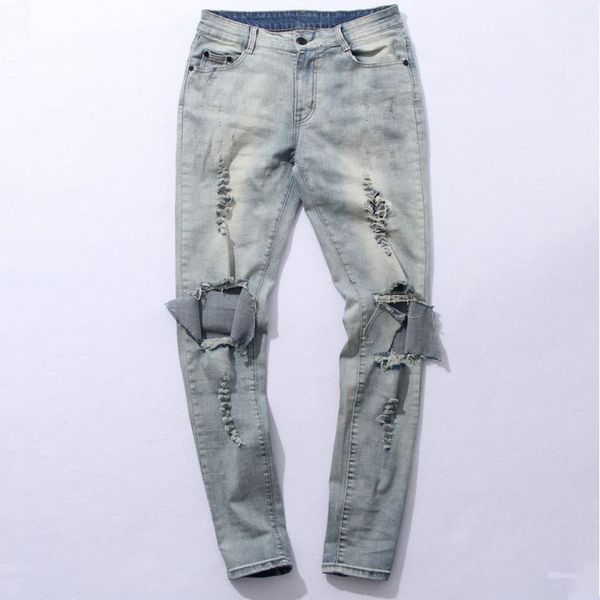 wholesale- myweibo boots jeans mens boot demin distresse knee hole stretch ripped jeans men selling, Blue
wholesale- myweibo boots jeans mens boot demin distresse knee hole stretch ripped jeans men selling, Blue