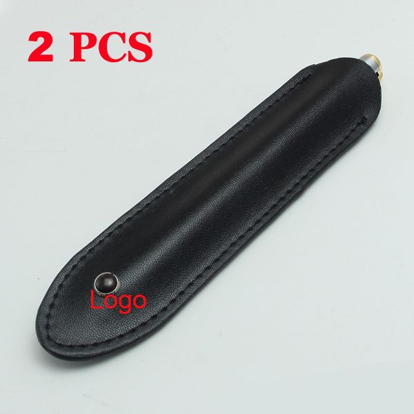 2pcs luxury pen case mt black artificial leather pen bag for only one fountain/ rollerball pen ing
2pcs luxury pen case mt black artificial leather pen bag for only one fountain/ rollerball pen ing