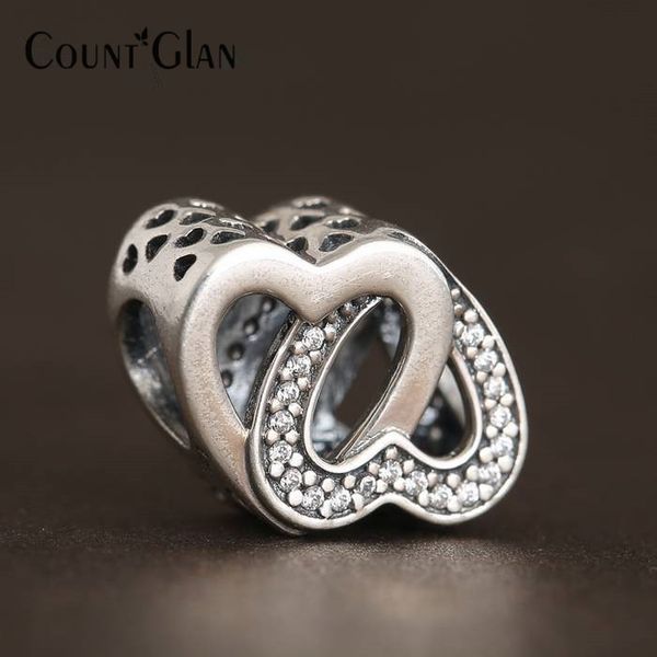 925-sterling-silver clear cz entwined love heart charms 2016 mother's day gift interlocked hearts bead for jewelry making diy, Black
925-sterling-silver clear cz entwined love heart charms 2016 mother's day gift interlocked hearts bead for jewelry making diy, Black