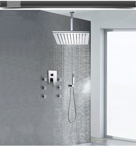 Shipping free 12 " Brass Ceiling rainfall shower European style in-wall mounted lateral acupouncture massage jets 7029
Shipping free 12 " Brass Ceiling rainfall shower European style in-wall mounted lateral acupouncture massage jets 7029