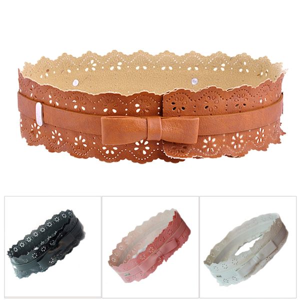 wholesale- 2016 new fashion women belt soft leather wide hollow flower wrap around waist band wedding dress belt, Black;brown
wholesale- 2016 new fashion women belt soft leather wide hollow flower wrap around waist band wedding dress belt, Black;brown