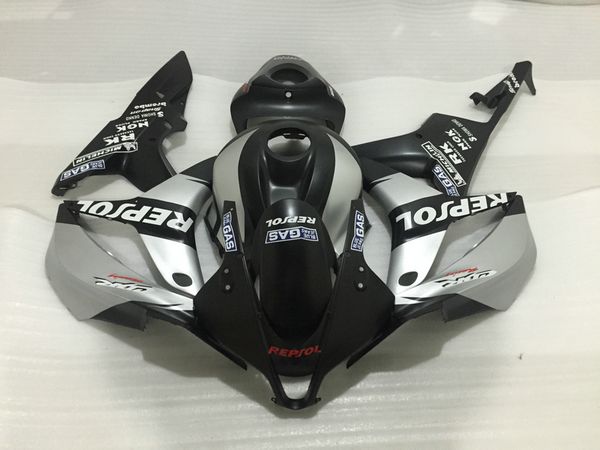 100% injection molded fairing kit for honda cbr600rr 07 08 silver black fairings set cbr600rr 2007 2008 ot22 
100% injection molded fairing kit for honda cbr600rr 07 08 silver black fairings set cbr600rr 2007 2008 ot22