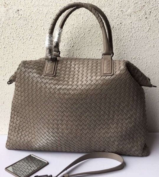 Cla ic leather handbag heep kin weaving woven uede handbag grey black khaky blue colour
