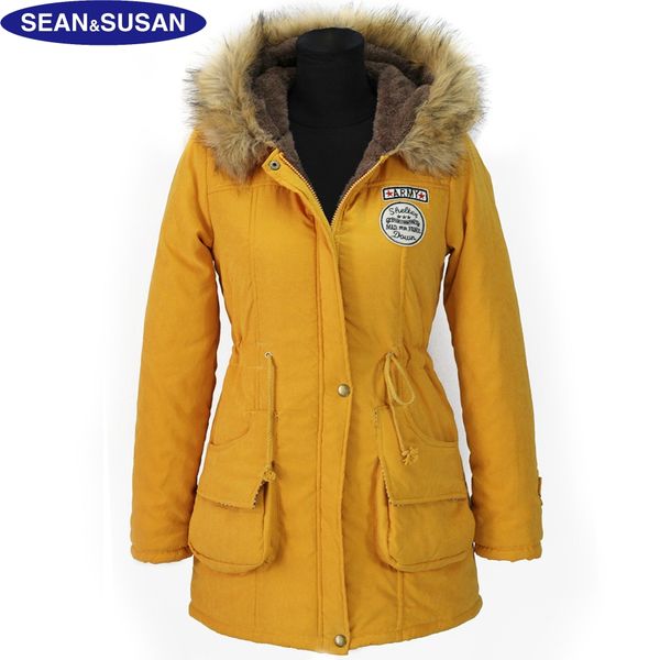 wholesale- sean&susan appliques winter velvet hooded coats long women cotton fleece basic jackets hoodies parka large jaqueta abrigos mujer, Black;brown
wholesale- sean&susan appliques winter velvet hooded coats long women cotton fleece basic jackets hoodies parka large jaqueta abrigos mujer, Black;brown