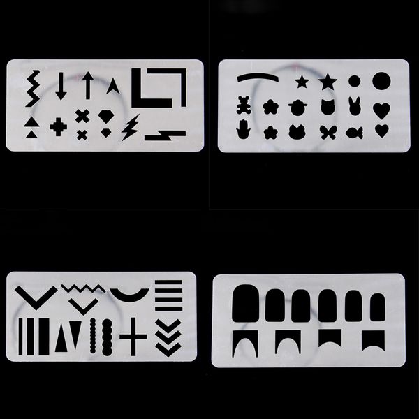 nail stamping plate making guide templates stainless steel stamping guide full nail french tips stripes triangle, White
nail stamping plate making guide templates stainless steel stamping guide full nail french tips stripes triangle, White