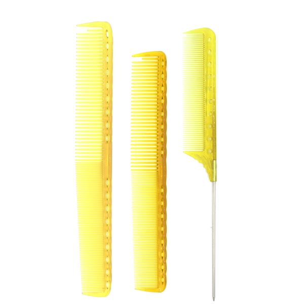 japan resin unbreakable hairdressing comb ys/park hairdresser cut comb kit professional hair cut and barber tail set, Silver
japan resin unbreakable hairdressing comb ys/park hairdresser cut comb kit professional hair cut and barber tail set, Silver