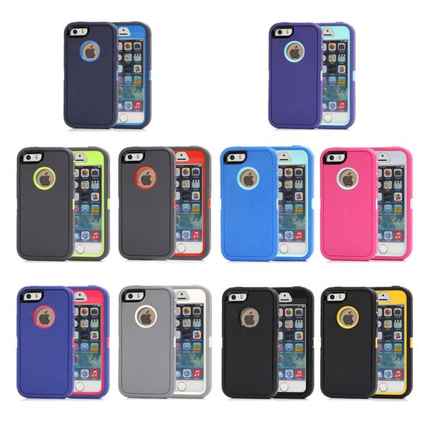 Shockproof phone ca e for iphone 5 pc tpu 3 layer hybrid full body protect ca e for mart phone 5 anti knock phone hell with cover clip Shockproof phone ca e for iphone 5 pc tpu 3 layer hybrid full body protect ca e for mart phone 5 anti knock phone hell with cover clip