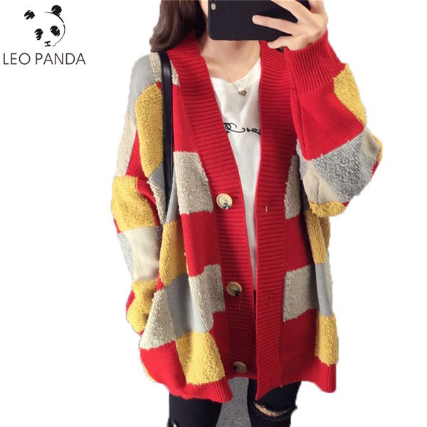 autumn new womens grid print single breasted casual long sleeves v-neck sweater knitted needle female sweater c 431, White;black
autumn new womens grid print single breasted casual long sleeves v-neck sweater knitted needle female sweater c 431, White;black