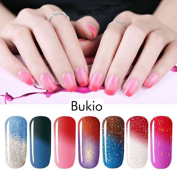 bukio manicure nail polish temperature change nail gel paint for nails art hybrid gel varnish set need uv led lamp star resin, Red;pink
bukio manicure nail polish temperature change nail gel paint for nails art hybrid gel varnish set need uv led lamp star resin, Red;pink