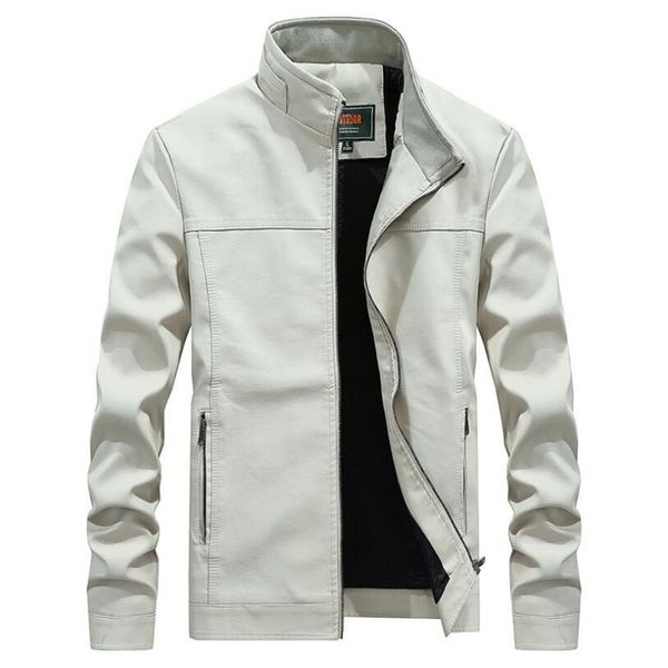 stand collar whiter leather jacket men 2018 winter,motorcycle noble deportes cardigan jackets,solid fashion man leather coat, Black;brown
stand collar whiter leather jacket men 2018 winter,motorcycle noble deportes cardigan jackets,solid fashion man leather coat, Black;brown