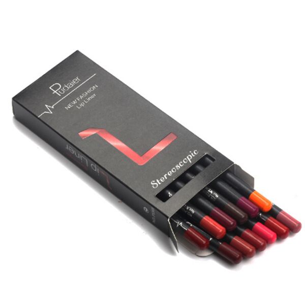 12 colors/set lip liner pencil stylish black color matte stick waterproof lasting beauty makeup cosmetic
12 colors/set lip liner pencil stylish black color matte stick waterproof lasting beauty makeup cosmetic
