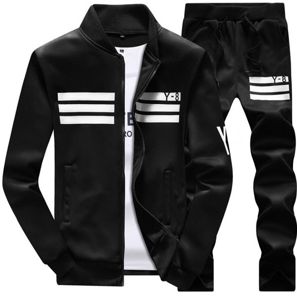 men's tracksuits 2018 new men's sports suit casual long-sleeved baseball uniform jacket y8 student sweater male outdoor leisure su, Gray
men's tracksuits 2018 new men's sports suit casual long-sleeved baseball uniform jacket y8 student sweater male outdoor leisure su, Gray