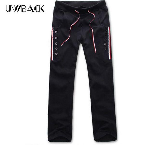 wholesale- uwback summer casual pants men cotton elastic waist trousers drawstring solid color 2017 fashion striped pants dba046, Black
wholesale- uwback summer casual pants men cotton elastic waist trousers drawstring solid color 2017 fashion striped pants dba046, Black