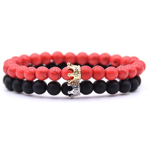 2pcs / set trendy 8mm natural stone beads bracelets for women jewelry stone bracelet chakra yoga beads volcanic, Black
2pcs / set trendy 8mm natural stone beads bracelets for women jewelry stone bracelet chakra yoga beads volcanic, Black