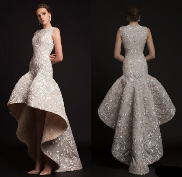 2019 krikor jabotian luxury evening dresses jewel high low mermaid sleeveless formal party dress abendkleider prom gowns, Black;red
2019 krikor jabotian luxury evening dresses jewel high low mermaid sleeveless formal party dress abendkleider prom gowns, Black;red