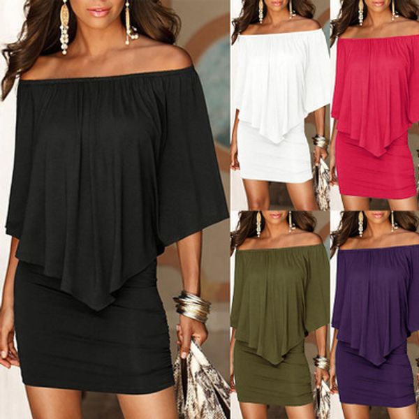 summer off shoulder dress women knee length dresses high waist bodycon sheat clothing clothes vestidos size s-3xl, Black;gray
summer off shoulder dress women knee length dresses high waist bodycon sheat clothing clothes vestidos size s-3xl, Black;gray