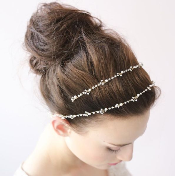 fashionable head with gold and exquisite handmade crystal hair with bridal headwear, Silver
fashionable head with gold and exquisite handmade crystal hair with bridal headwear, Silver