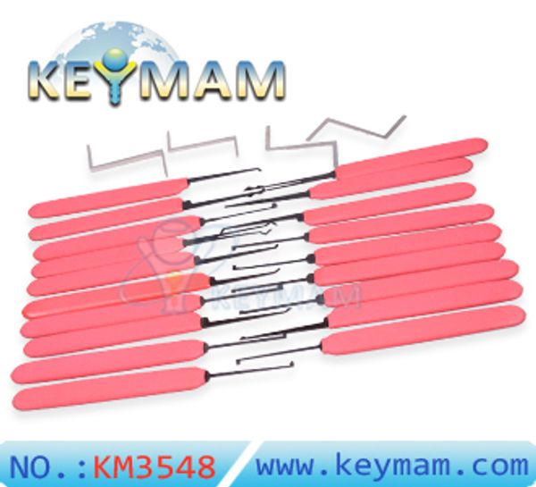 High Quality Civil Locksmith Tools 19pcs HUK Lock Pick Tool Set with Matte Non-slip Red Handle
High Quality Civil Locksmith Tools 19pcs HUK Lock Pick Tool Set with Matte Non-slip Red Handle