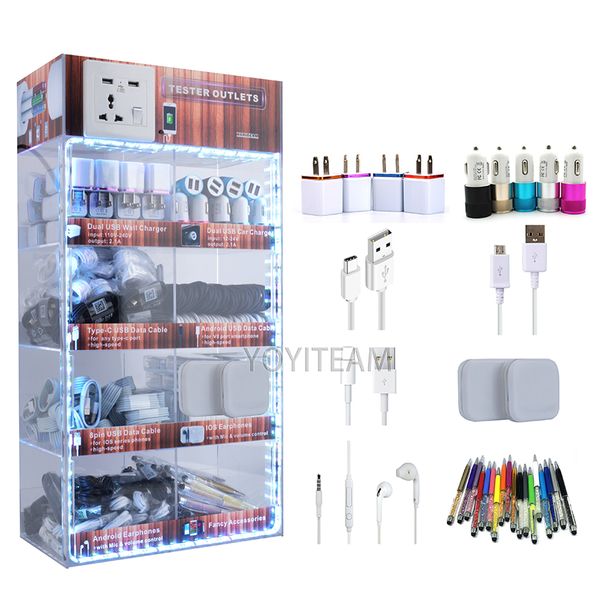 Portable acce orie acrylic di play box led light 8 in 1 mobile phone u e for android martphone with u b charger cable earphone
Portable acce orie acrylic di play box led light 8 in 1 mobile phone u e for android martphone with u b charger cable earphone