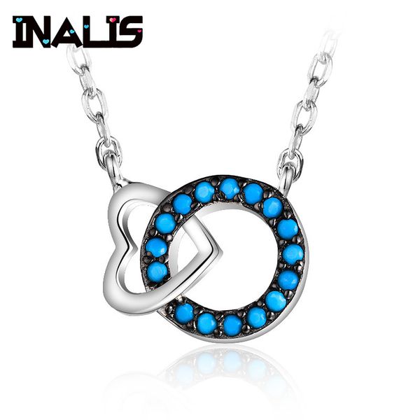 inalis 2018 new 925 sterling silver necklace heart round shape pendant inlay turquoise charming fine jewelry for women wedding
inalis 2018 new 925 sterling silver necklace heart round shape pendant inlay turquoise charming fine jewelry for women wedding