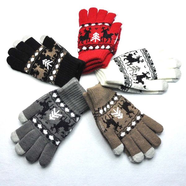 men women christmas winter warm knitted wapiti pint screen cute gloves touch point control gym gloves driving luvas, Blue;gray
men women christmas winter warm knitted wapiti pint screen cute gloves touch point control gym gloves driving luvas, Blue;gray