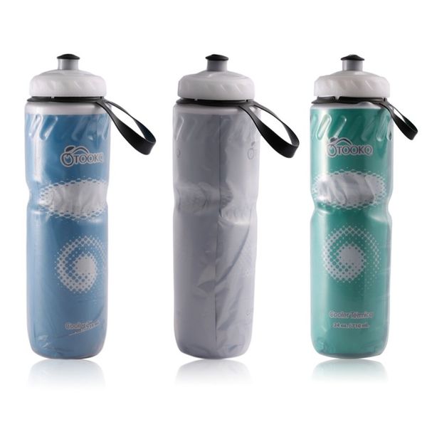 710ml 24oz portable outdoor insulated water bottle bicycle bike cycling sport water kettle recyclable bottle drpp shipping
710ml 24oz portable outdoor insulated water bottle bicycle bike cycling sport water kettle recyclable bottle drpp shipping