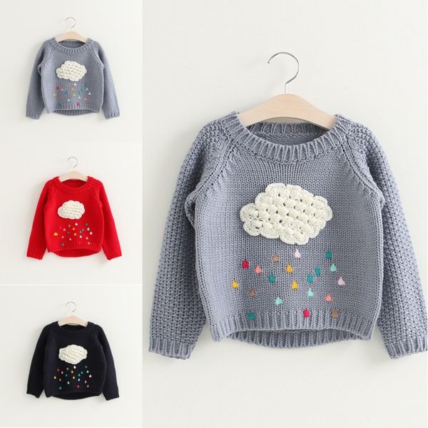 cartoon baby girls cloud raindrops sweater long sleeve warm kids children clothes pullover knitwear spring autumn, Blue
cartoon baby girls cloud raindrops sweater long sleeve warm kids children clothes pullover knitwear spring autumn, Blue