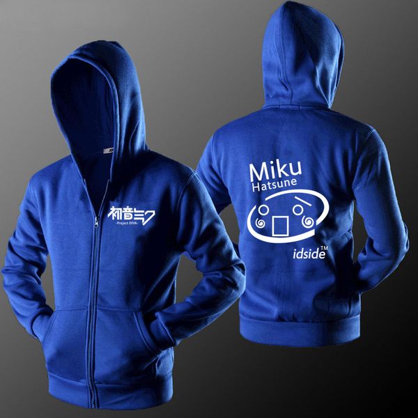 autumn winter men's casual hoodies anime hatsune miku cotton print hoodie zipper hooded sweatshirts cosplay coat hip- hoody, Black
autumn winter men's casual hoodies anime hatsune miku cotton print hoodie zipper hooded sweatshirts cosplay coat hip- hoody, Black
