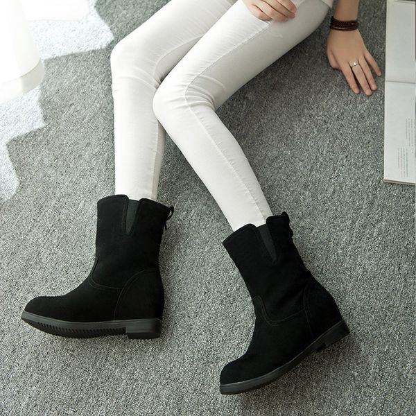 shoes boots womens fashion wedges round toe casual shoes flat bottom boots elastic warm women 2018nov6, Black
shoes boots womens fashion wedges round toe casual shoes flat bottom boots elastic warm women 2018nov6, Black
