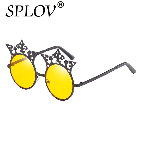 splov crown round sunglasses 2018 women fashion diamond metal frame sun glasses vintage circle female party glassesgafas de sol, White;black
splov crown round sunglasses 2018 women fashion diamond metal frame sun glasses vintage circle female party glassesgafas de sol, White;black