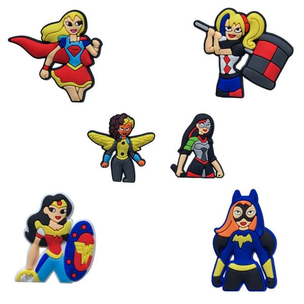 super hero girls super movie cartoon pvc brooches clothes/bag/shoes packed by gift bag decorations kid party gift accessory badges, Gray
super hero girls super movie cartoon pvc brooches clothes/bag/shoes packed by gift bag decorations kid party gift accessory badges, Gray