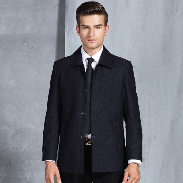 italian style fashion men's jacket black/blue casual jackets for men business turn-down collar chamarras para hombre, big m-3xl, Black;brown
italian style fashion men's jacket black/blue casual jackets for men business turn-down collar chamarras para hombre, big m-3xl, Black;brown