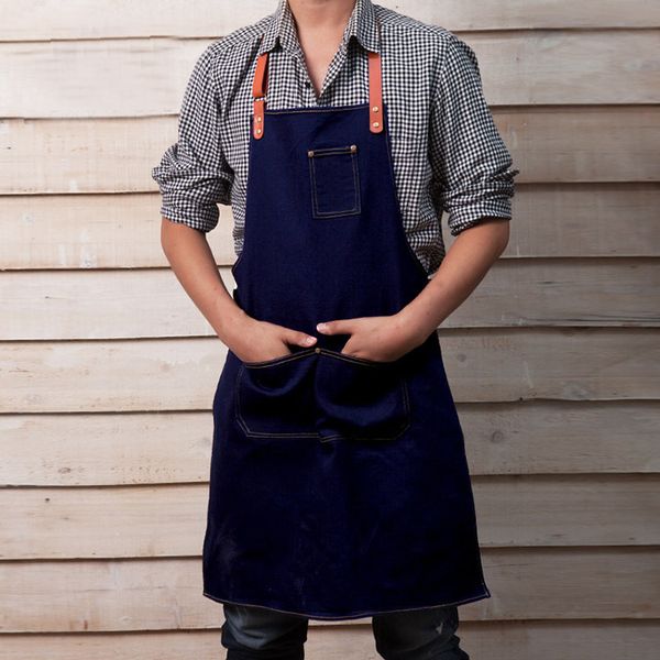 personalized handmade logo customize classical american denim apron with pu leather strap barista barber baker
personalized handmade logo customize classical american denim apron with pu leather strap barista barber baker
