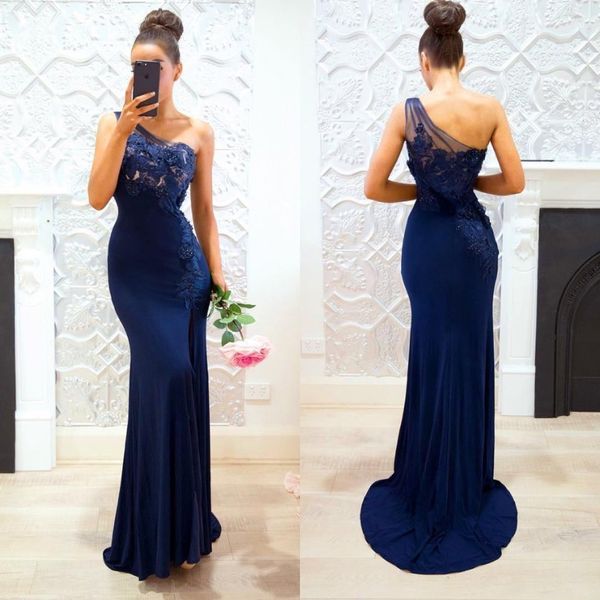 amazing one shoulder lace mermaid evening dresses long dark navy fishtail prom dresses for women turkey party engagement gowns, Black;red
amazing one shoulder lace mermaid evening dresses long dark navy fishtail prom dresses for women turkey party engagement gowns, Black;red