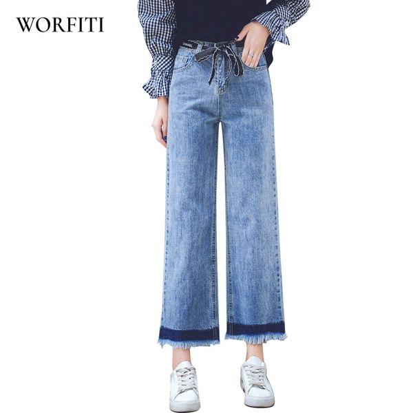 2018 women wide leg denim pants elastic straight jeans women retro style jeans female blue wide leg denim pants
2018 women wide leg denim pants elastic straight jeans women retro style jeans female blue wide leg denim pants