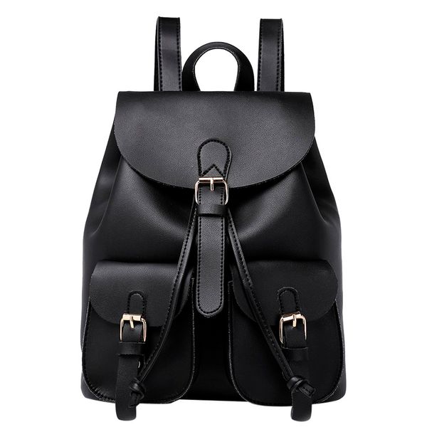 

fashion women's backpack soft leather small packet college style school bag rucksacks backpacks bags mochilas mujer 2018