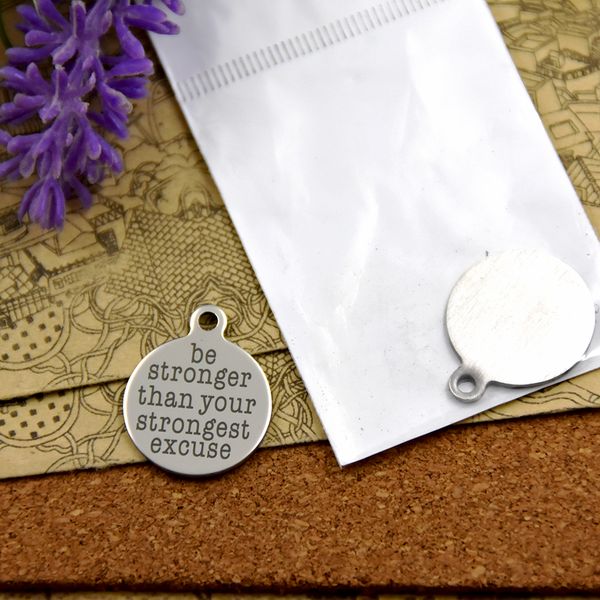 40pcs--"be stronger than your strongest excuse"stainless steel charms more style for choosing diy charms pendants for necklace, Bronze;silver
40pcs--"be stronger than your strongest excuse"stainless steel charms more style for choosing diy charms pendants for necklace, Bronze;silver