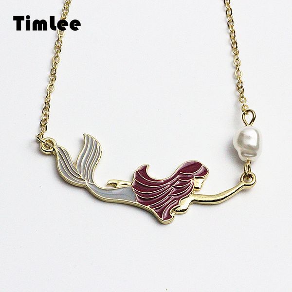 timlee n152 cute mermaid exquisite imitation pearl pendant necklaces popular jewelry wholesale, Silver
timlee n152 cute mermaid exquisite imitation pearl pendant necklaces popular jewelry wholesale, Silver