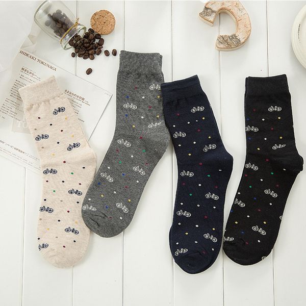 2017 new arrival colorful dot bikes pattern casual socks men cotton tide mid novelty jacquard calcetines meias art creative sox, Black
2017 new arrival colorful dot bikes pattern casual socks men cotton tide mid novelty jacquard calcetines meias art creative sox, Black